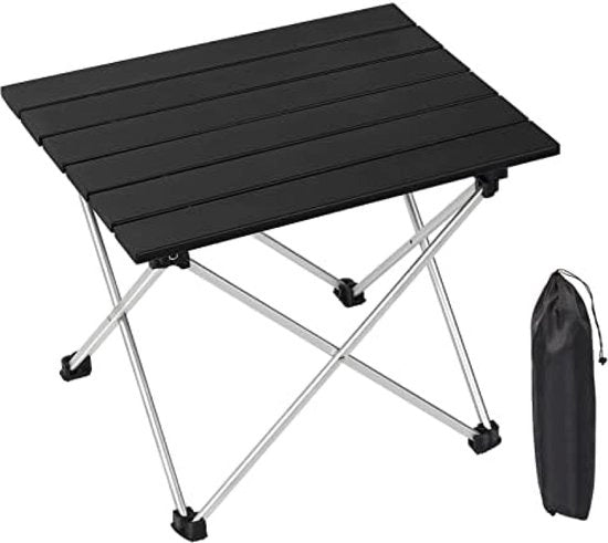 Tavolo da campeggio portatile, tavolo pieghevole leggero per esterno, piccola tavola da picnic compatta con borsa da trasporto per campeggio, picnic, barbecue, escursioni, pesca