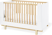 Culla a Led per Culla a Soggiorno 'Boks' - Culla per Bambini - Wieg Convertibile - Altezza Regolabile - 144cm x 78cm x 90cm