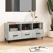 Mobile Porta TV-Mobile per TV-Credenza TV Grigio Cemento 102x35x50 cm Legno Multistrato