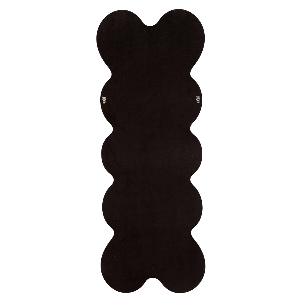 Bazasi, Specchio Cornice Sagomata, 58x160h cm Nero