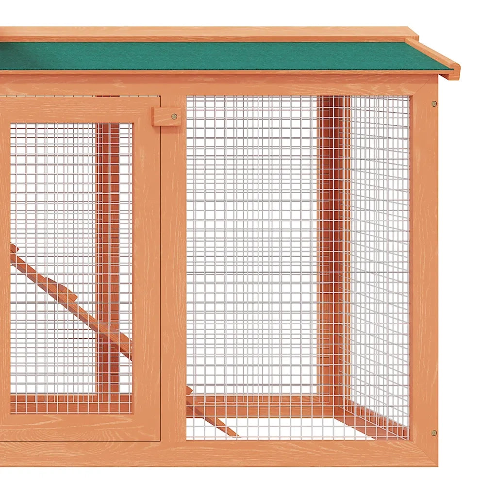 Conigliera all'Aperto Gabbia Animali Piccoli Casetta in Legno   cod mxl 44920