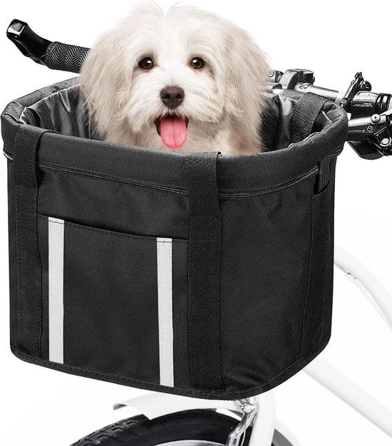 Porta cane - Porta cani bicicletta - Porta cane bicicletta - Porta cani bicicletta davanti - Porta cani bicicletta davanti con zavorra - Porta cane bicicletta elettrica