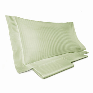 Set Lenzuola Matrimoniali Sopra Sotto e Federe Tinta Unita Mitera Rubino Verde Chiaro