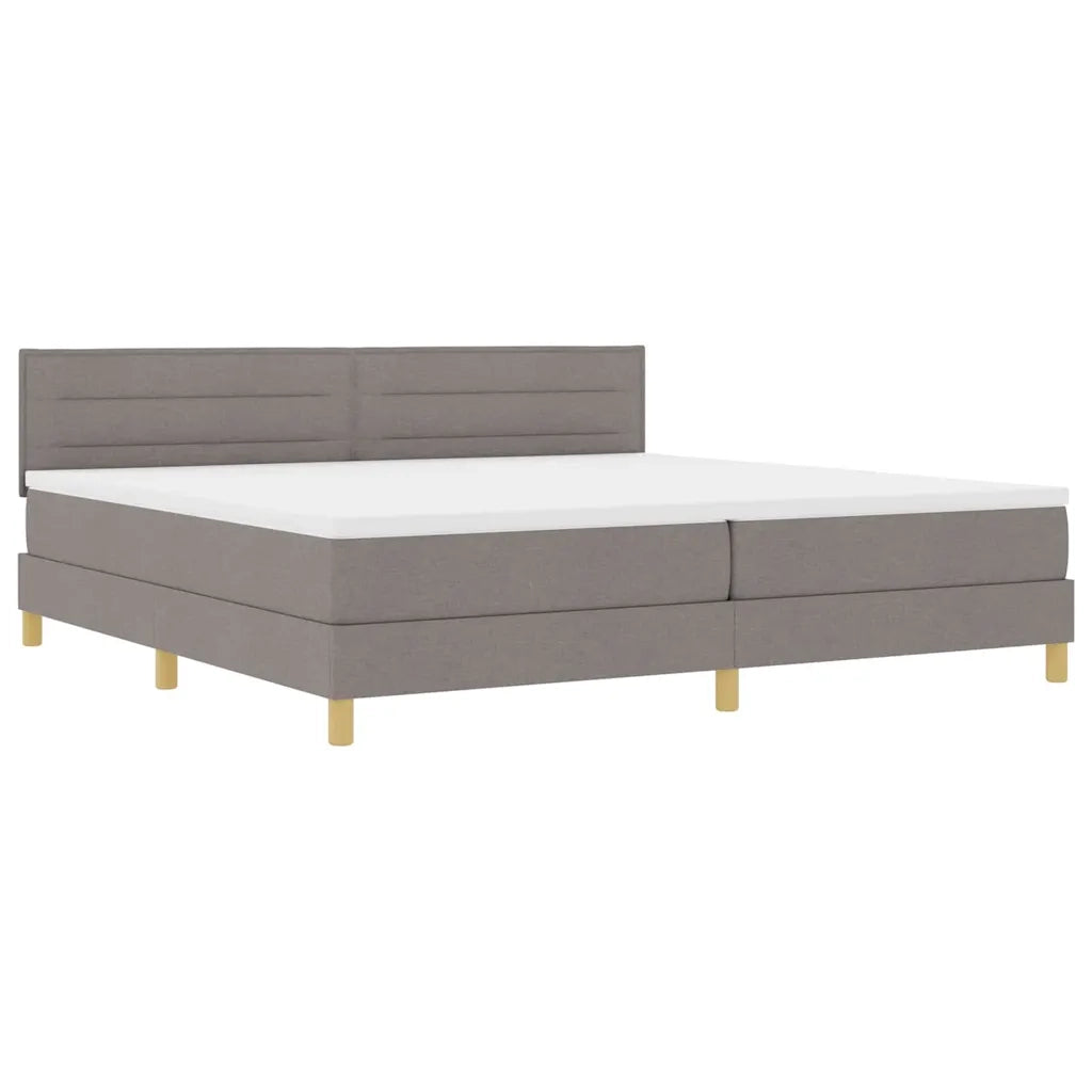 Letto a Sorgente LED con strisce LED Talpa 200 x 200 cm Tessuto 3342391