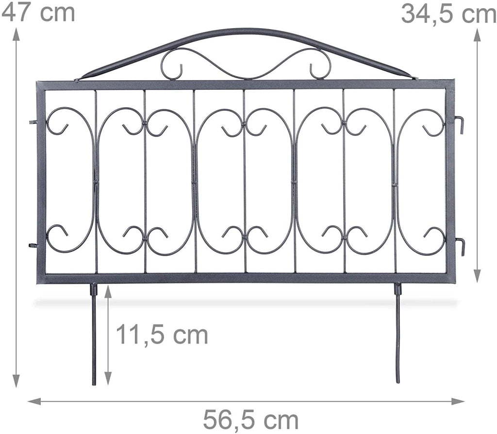 Recinzione decorativa in metallo per giardino 13_0000779_2