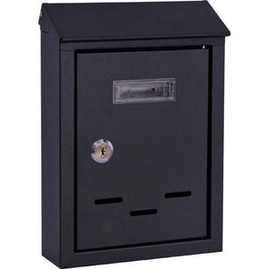 Cassetta posta tradizione + cilindro maxi acciaio vern nero 200x60 h.300 Vulcania 