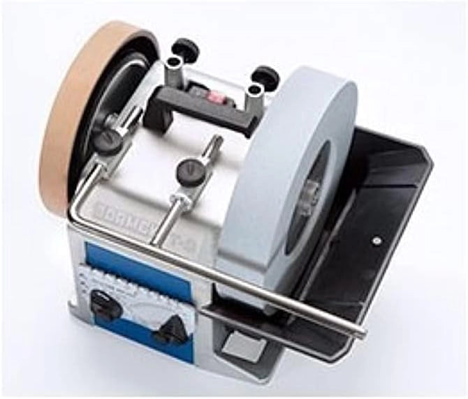 NIL00005 TORMEK T-8 con mola ad acqua, 200 W, Affina tutti i tuoi strumenti taglienti, supporto universale, regolazione, EzyLock, sollevamento a vite, manicotti di precisione
