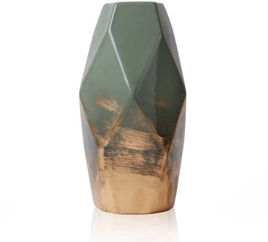 Decorazione da tavolo moderna per casa, piccola vasca decorativa per pampas, elegante decorazione da tavolo ceramica 20 cm alta