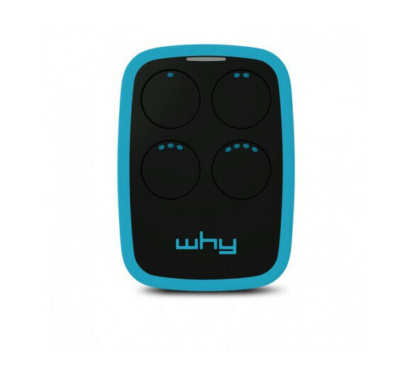 RADIOCOMANDO TELECOMANDO NERO BLU APRICANCELLO WHY EVO ROLLING CODE FISSO SICE