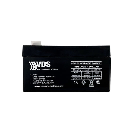 BATTERIA BATTERIE RICARICABILE 1,2AH 1,2 AH 12V PER ANTIFURTI ALLARMI