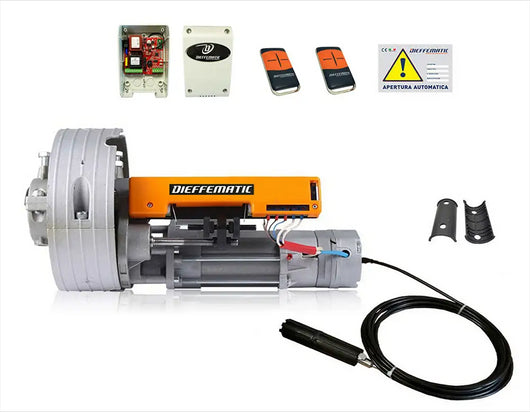 Kit motore per serrande avvolgibili DIEFFEMATIC 180Kg 200/60 + centralina + 2TX