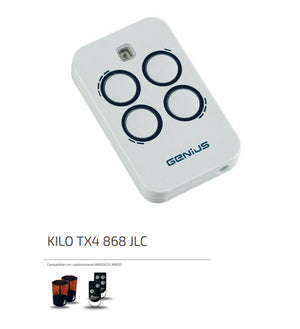 TELECOMANDO RADIOCOMANDO APRICANCELLO GENIUS KILO TX4 6100333 868 MHZ ORIGINALE