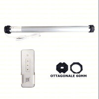 MOTORE PER TAPPARELLA ORIENTABILE CON 3 TRE FINECORSA 100KG 50NM CON TELECOMANDO