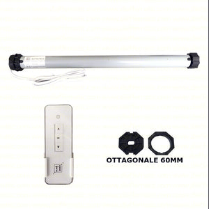 MOTORE PER TAPPARELLA ORIENTABILE CON 3 TRE FINECORSA 100KG 50NM CON TELECOMANDO