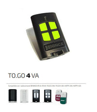 TELECOMANDO TRASMETTITORE RADIOCOMANDO BENINCA 9863174 TO GO 4VA EX TOGO4WV GO4