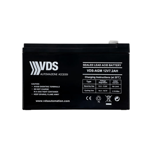 BATTERIA BATTERIE RICARICABILE 7AH 7 AH 12V PER ALLARMI ALLARME ANTIFURTI