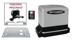 Motore 600Kg Cancello Scorrevole Operatore a binario Pignone Cremagliera 230V 220V