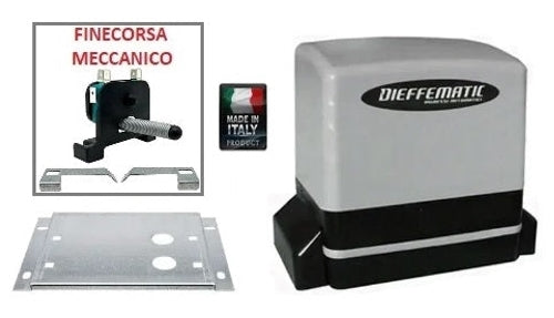 Motore 600Kg Cancello Scorrevole Operatore a binario Pignone Cremagliera 230V 220V