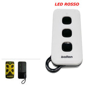 Telecomando BALLAN 10444149 433.92 MHz 3 CANALI Rolling Code ex 10444083 LED ROSSO