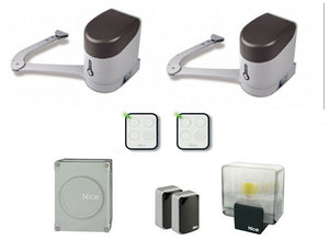 NICE HYKEKCE KIT AUTOMAZIONE CANCELLI BATTENTE ANTE FINO A 3,5 M 24 VDC HYKEKIT