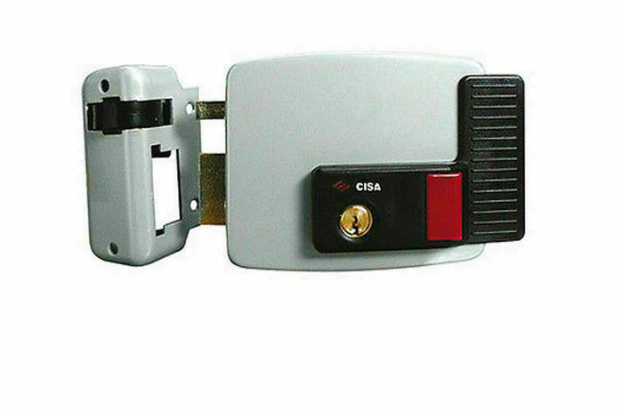 SERRATURA CISA SX 50 ELETTRICA PER CANCELLI CON PULSANTE 11731 EN 50 MM SINISTRA