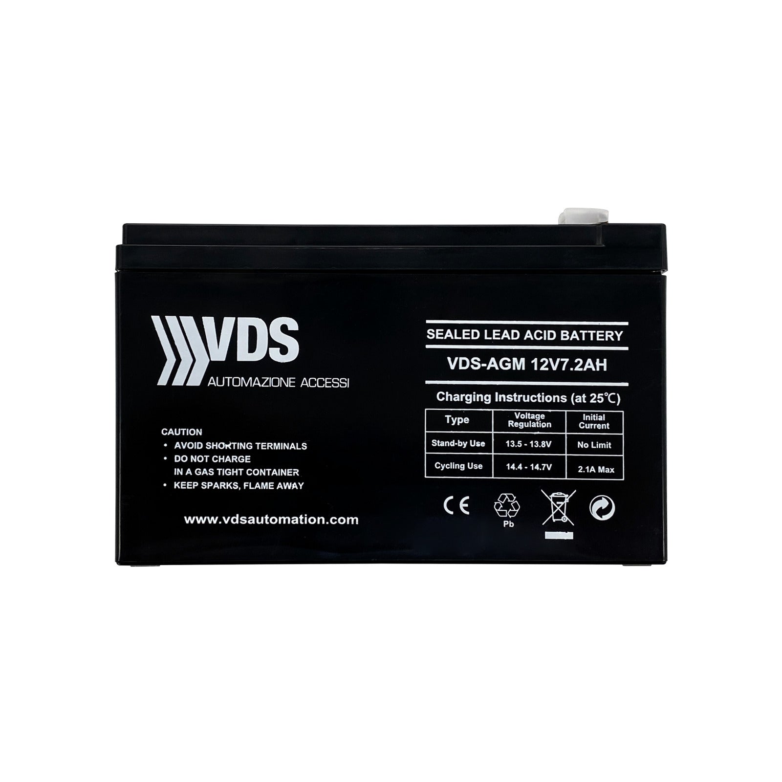 BATTERIA 12V 7AH ERMETICA RICARICABILE AL PIOMBO 12VOLT 7AH ALLARME ANTIFURTO