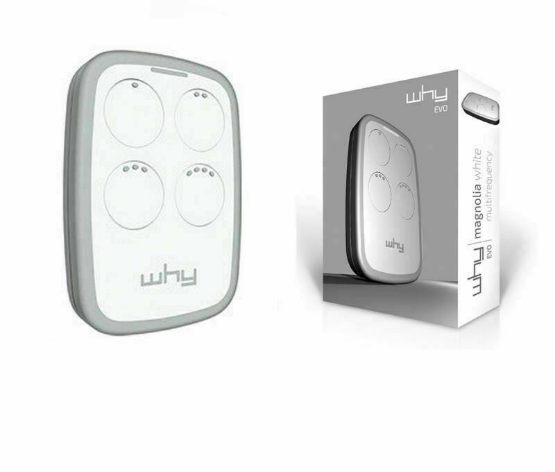 TELECOMANDO RADIOCOMANDO TRASMETTITORE SICE WHY EVO BIANCO FISSO / ROLLING CODE