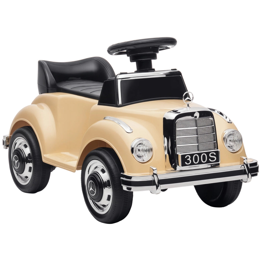 Portagiochi per Bambini Mercedes-Benz 300S ¨C zephmum ¨C Beige 18-48 mesi