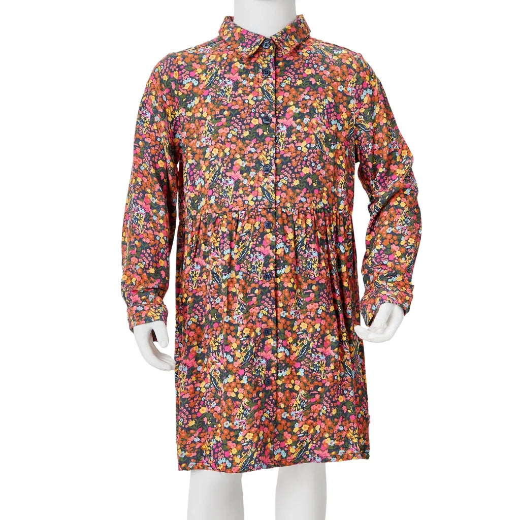 Abito da Bambina a Maniche Lunghe Multicolore 116 CFW6733498