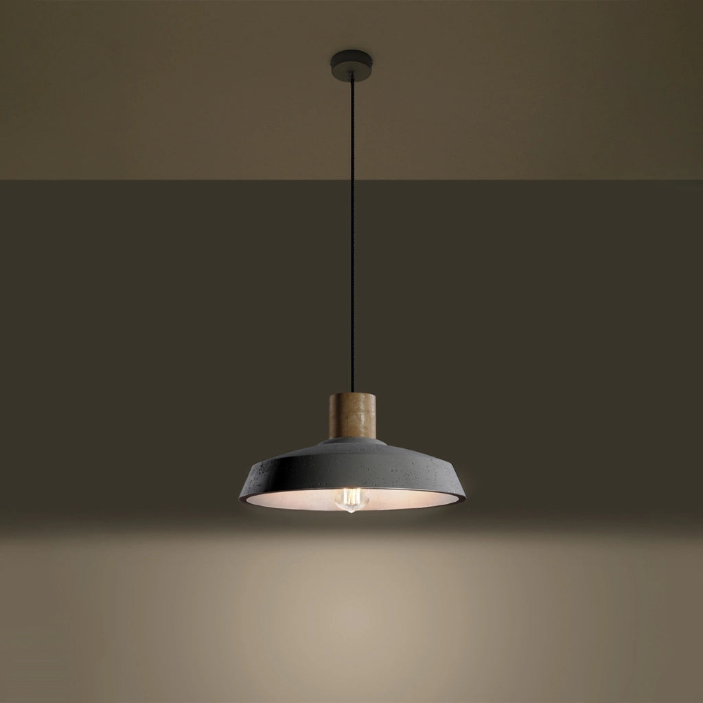 Lampada a sospensione in cemento TALMA E27 40 cm Pure Lume