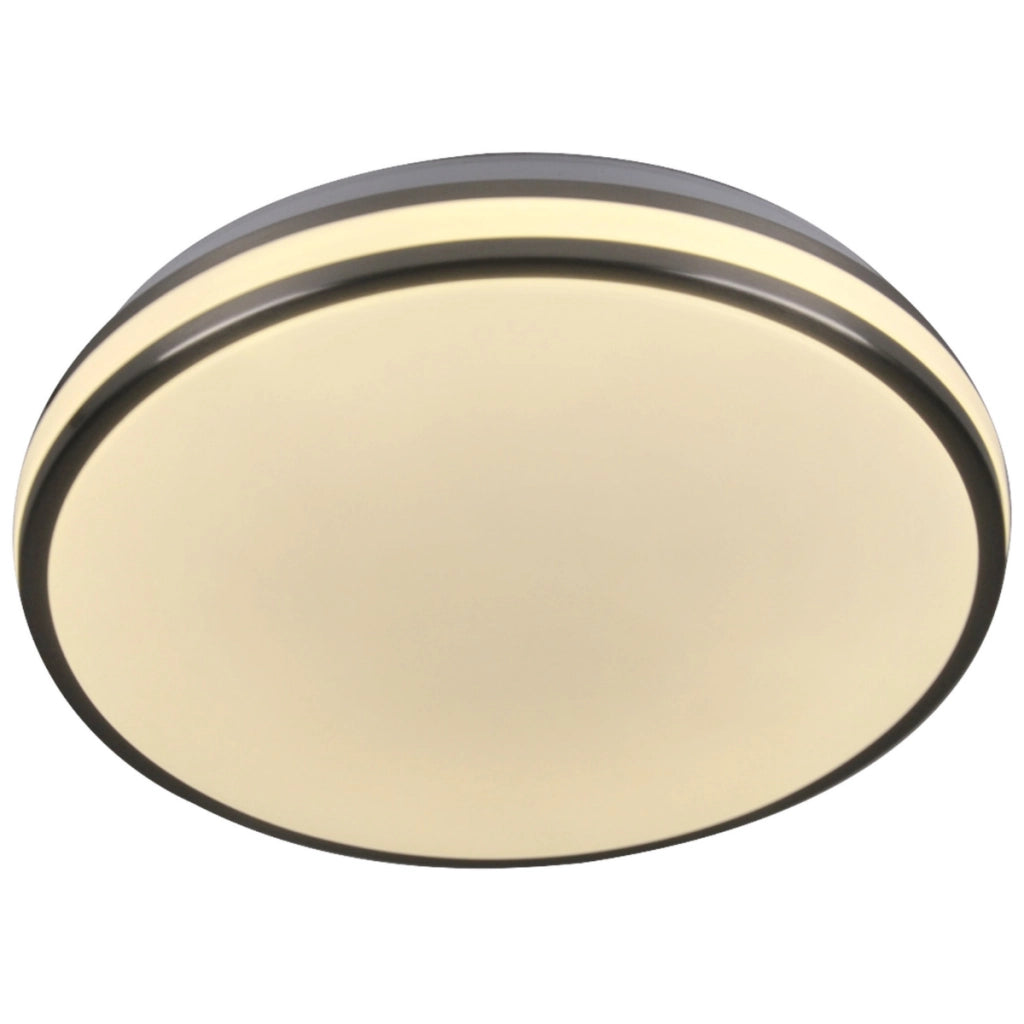 Plafoniera LED Polux Orbit 38cm nichel 24W 4000K 2600lm