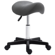 Sgabello girevole e regolabile in altezza ¨C zephmum ¨C similpelle grigio 48x47x45-59 cm