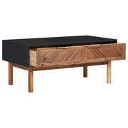 Tavolino da Salotto 90x50x40 cm Legno Massello di Acacia e MDF 289908