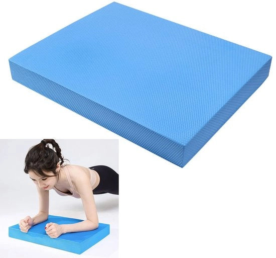 Pavimento di allenamento in schiuma con antiscivolo - alta resistenza - 40 x 33 cm - cuscino fitness yoga - ideale per allenamento domestico - confortevole
