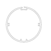 OGIVA 80X2,5 COULISSE RUOTA + CORONA PER SERIE S Ø 35 MM NICE 513.18000 GARANZIA