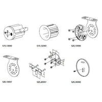 KIT SUPPORTI BIANCHI PER RULLI ACMEDA S60|80. NICE 525.40005 AUTOMAZIONE NUOVO