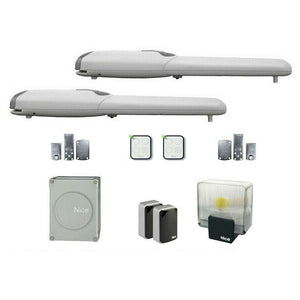 KIT CANCELLI A BATTENTE ANTE MAX 3,5M 24VDC NICE WINGOKIT 5024 WINGO5024BDKCE