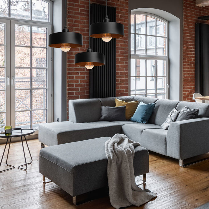 Lampada APP1334-3CP Black Gold