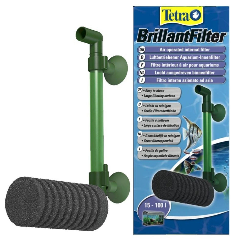 Tetra Brillant Filter - Filtro ad Aria Interno per Acquari fino a 100 Litri