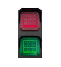 SEMAFORO SEGNALATORE LED ROSSO VERDE SEGNALAZIONE BLOCCO VARCHI PORTE ACCESSI