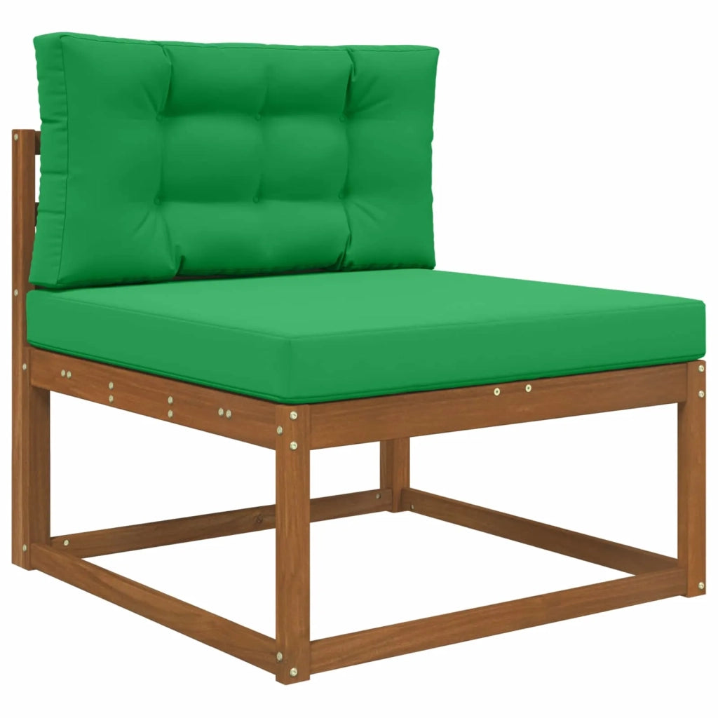 Cuscino per divano da esterno 2 pcs Verde Poliestere