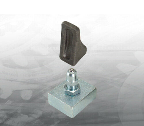 PERNO INFERIORE CON PIASTRA SFERICA REGOLABILE 347R PER CANCELLO A BATTENTE