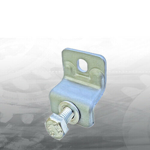 ATTACCO PER CREMAGLIERA AVVITARE REGOLABILE ZINCATO 813 PER CANCELLO SCORREVOLE