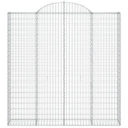 Cesti Gabbioni ad Arco 6 pz 200x30x200/220 cm Ferro Zincato
