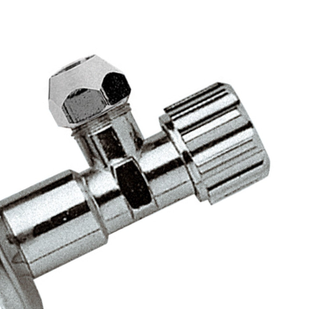 Rubinetto sottolavabo con calotta e rosetta