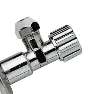 Rubinetto sottolavabo con calotta e rosetta