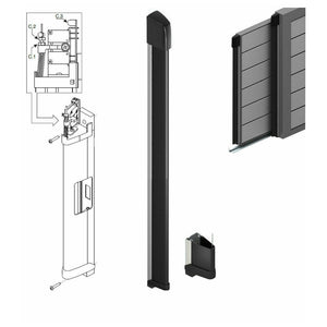 COSTA BS02 8,2K NC 200 CM 2 METRI SENSIBILE BORDO A FILO SICUREZZA GOMMA BARRA