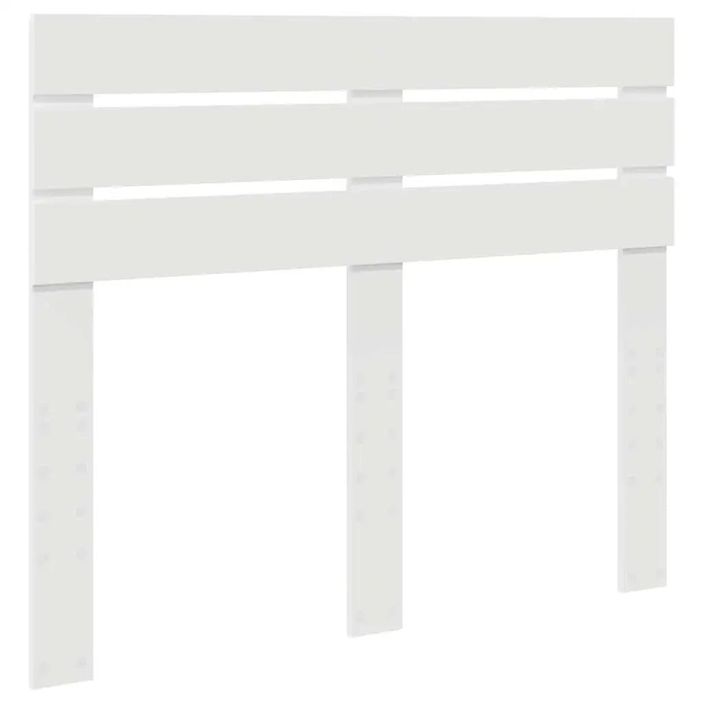 Testiera-Testata-Testiera Decorativa Bianco 120 cm Legno multistrato 865375