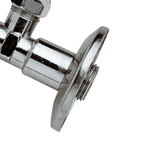 Rubinetto sottolavabo con calotta e rosetta