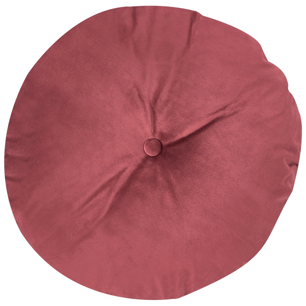 Divano in velluto rosso a 3 posti con bordatura a testa di chiodo Cuscini trapuntati con braccioli arrotolati Glam